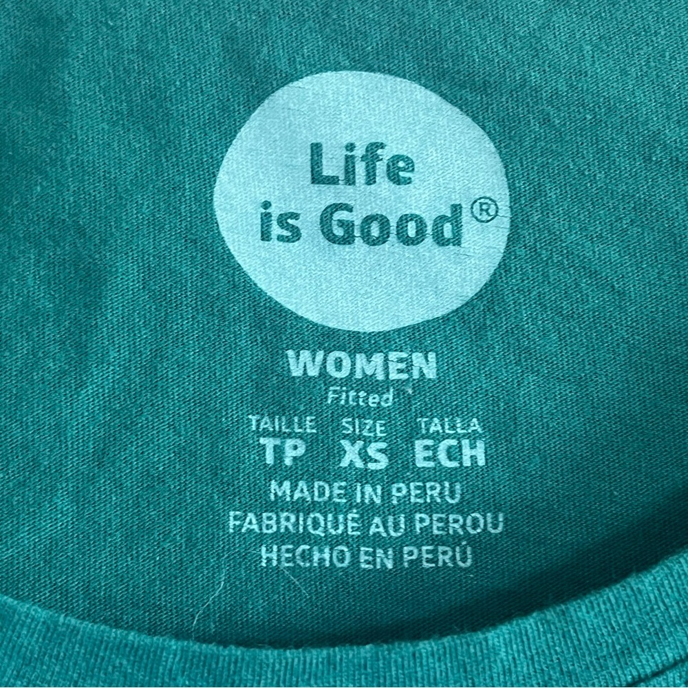 Life Is Good Fitted Top Shirt - Picture 4 of 4